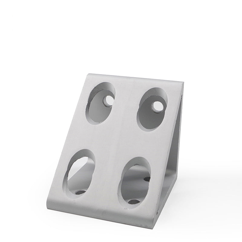 4590-8 hole Wide Gusset Inside Corner Bracket - Extrusion and CNC