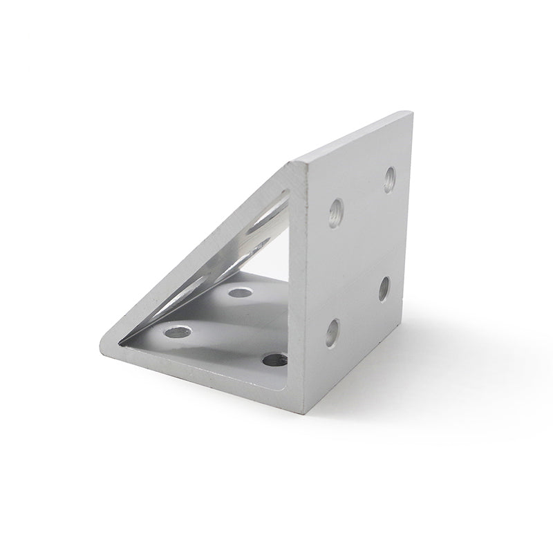 4590-8 hole Wide Gusset Inside Corner Bracket - Extrusion and CNC