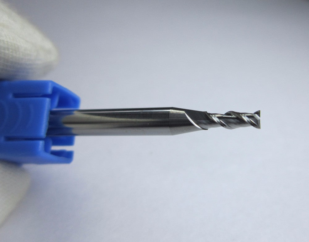 6PCS HRC55 2 flutes aluminium and copper End Mill bit set - Extrusion and CNC