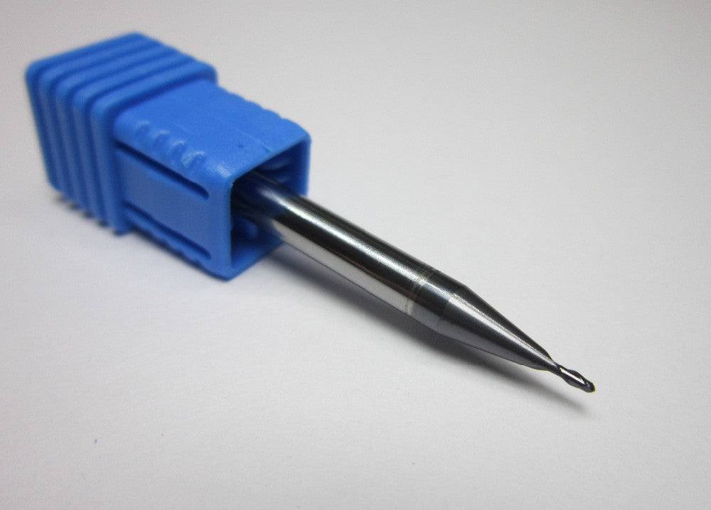 8PCS R0.5 1.0 1.5 2.0 2.5 3.0 4.0 5.0 HRC45 2 flutes Tungsten Carbide Ball Nose End Mill set bits - Extrusion and CNC