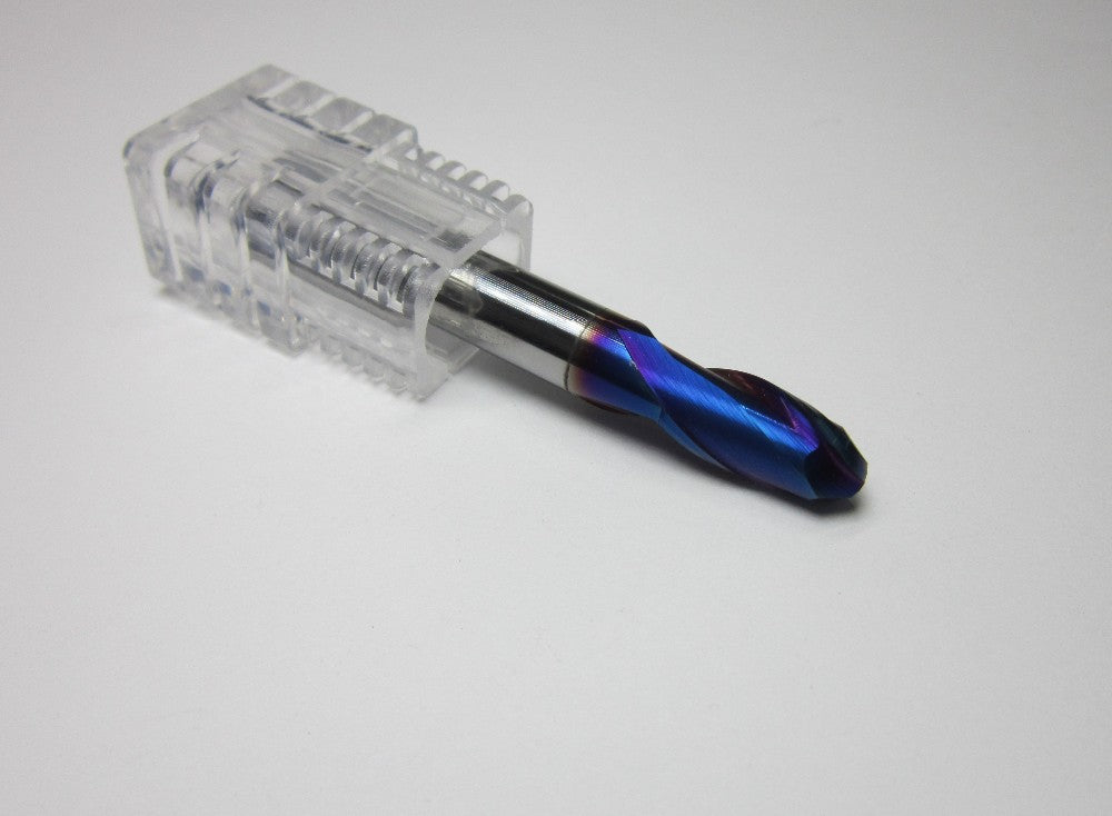 8PCS R0.5 1.0 1.5 2.0 2.5 3.0 4.0 5.0 HRC68 2 flutes Tungsten Carbide Ball Nose End Mill set bits - Extrusion and CNC