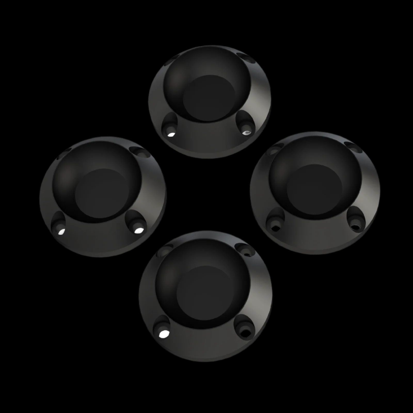 Aluminium Holder Cups pack - Extrusion and CNC