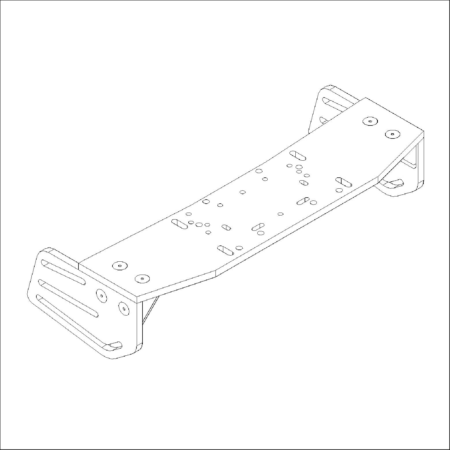 GT1 ALPHA Wheel Deck Bracket - Extrusion and CNC