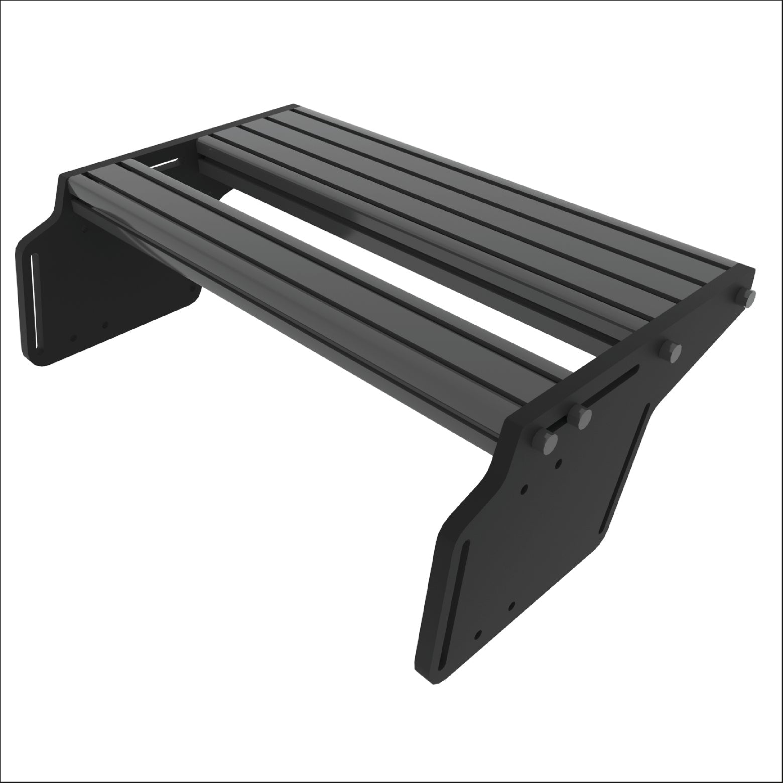 P1-ALPHA PLUS SIM RACING COCKPIT PEDAL MOUNT UPGRADE KIT - Extrusion and CNC