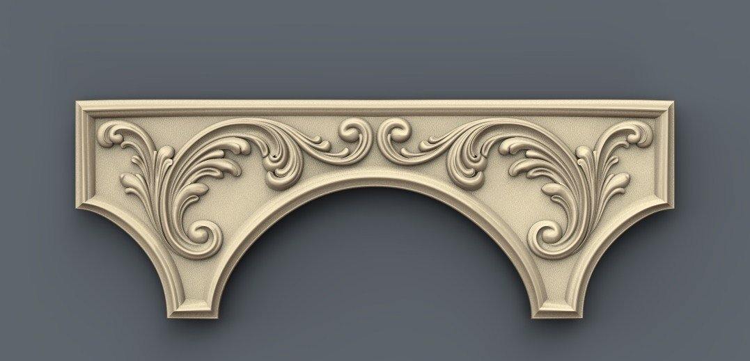 STL Format 3D Decoration Doors Patterns - 006 - Extrusion and CNC