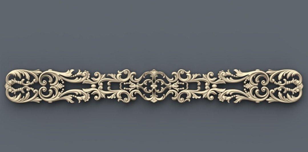 STL Format 3D Decoration Doors Patterns - 018 - Extrusion and CNC