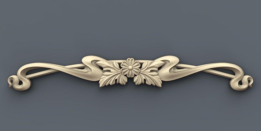 STL Format 3D Decoration Doors Patterns - 019 - Extrusion and CNC