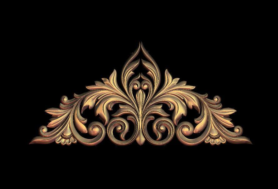 STL Format 3D Decoration Doors Patterns - 044 - Extrusion and CNC
