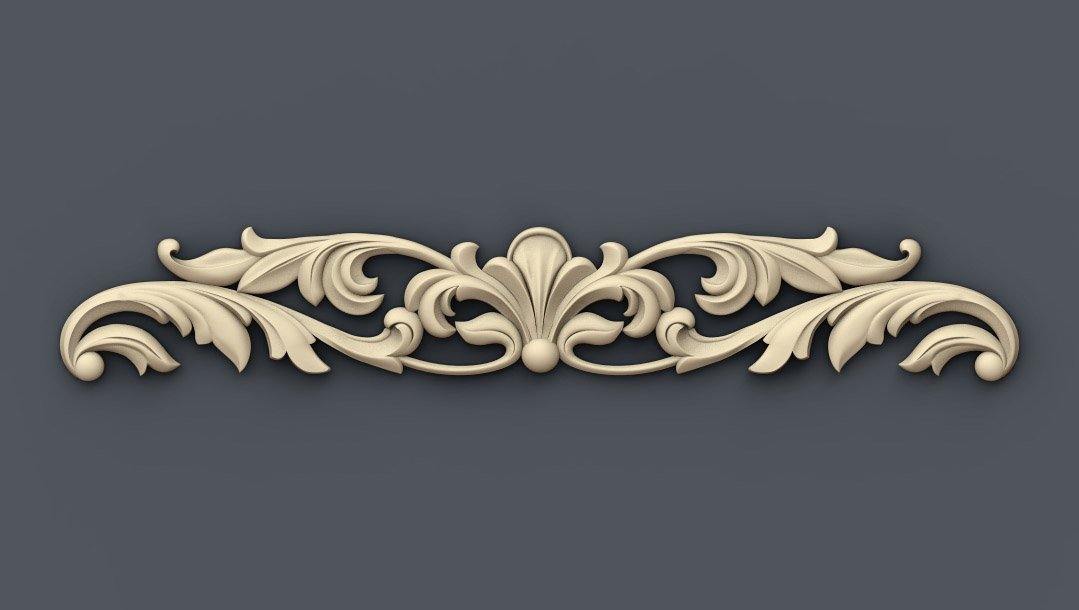 STL Format 3D Decoration Doors Patterns - 046 - Extrusion and CNC
