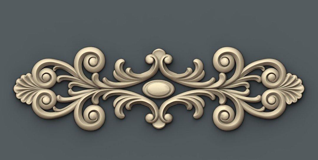 STL Format 3D Decoration Doors Patterns - 053 - Extrusion and CNC