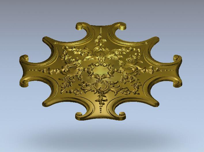 STL Format 3D Furniture Ceiling Decoration Round Patterns - 071 - Extrusion and CNC