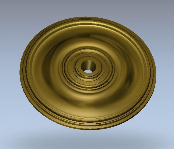 STL Format 3D Furniture Ceiling Decoration Round Patterns - 089 - Extrusion and CNC