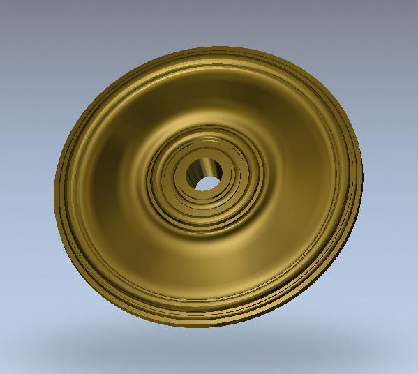 STL Format 3D Furniture Ceiling Decoration Round Patterns - 092 - Extrusion and CNC