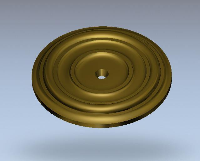 STL Format 3D Furniture Ceiling Decoration Round Patterns - 099 - Extrusion and CNC