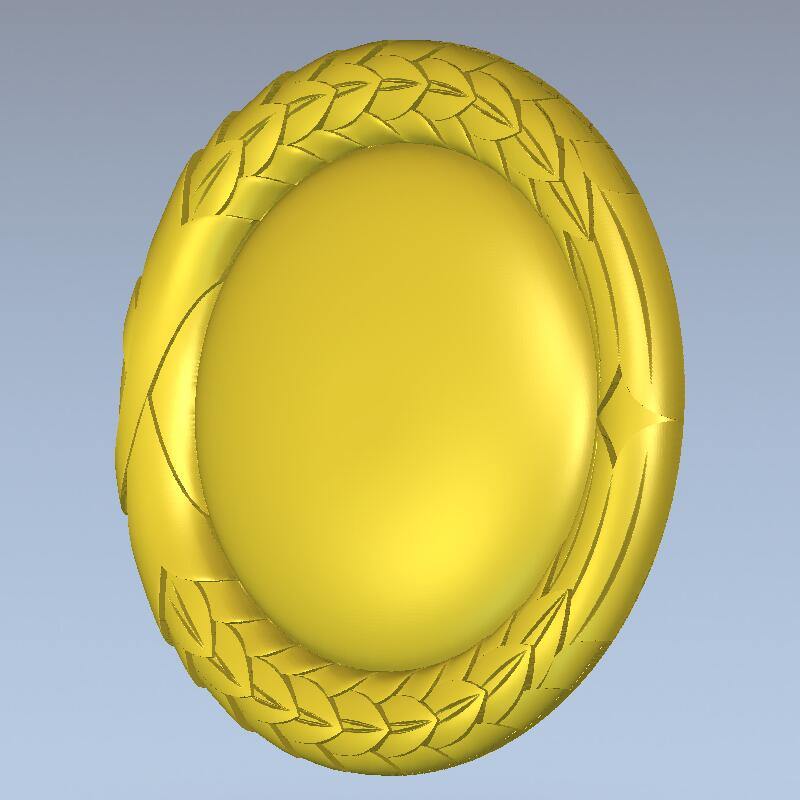 STL Format 3D Furniture Decorativ Round Patterns - 015 - Extrusion and CNC