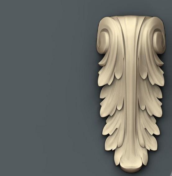 STL Format 3D Furniture , Doors Decoration Figure - 012 - Extrusion and CNC