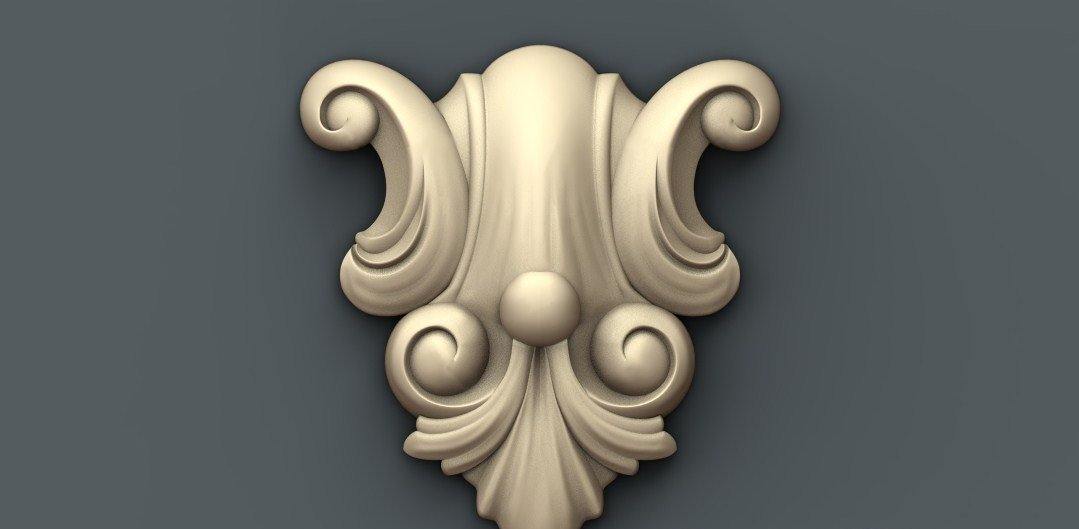 STL Format 3D Furniture , Doors Decoration Figure - 014 - Extrusion and CNC