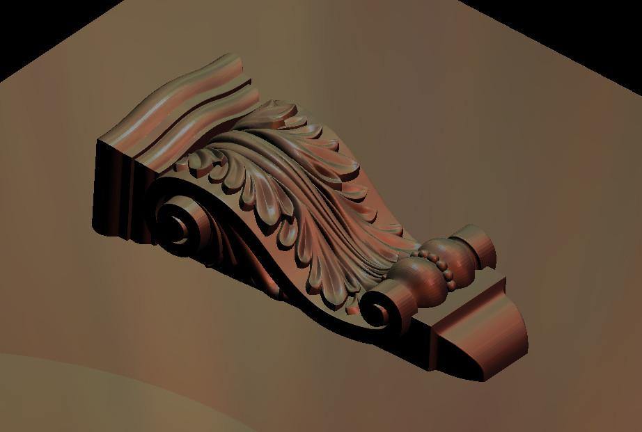 STL Format 3D Furniture , Doors Decoration Figure - 035 - Extrusion and CNC
