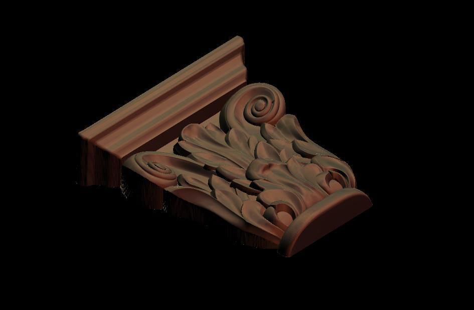 STL Format 3D Furniture , Doors Decoration Figure - 041 - Extrusion and CNC
