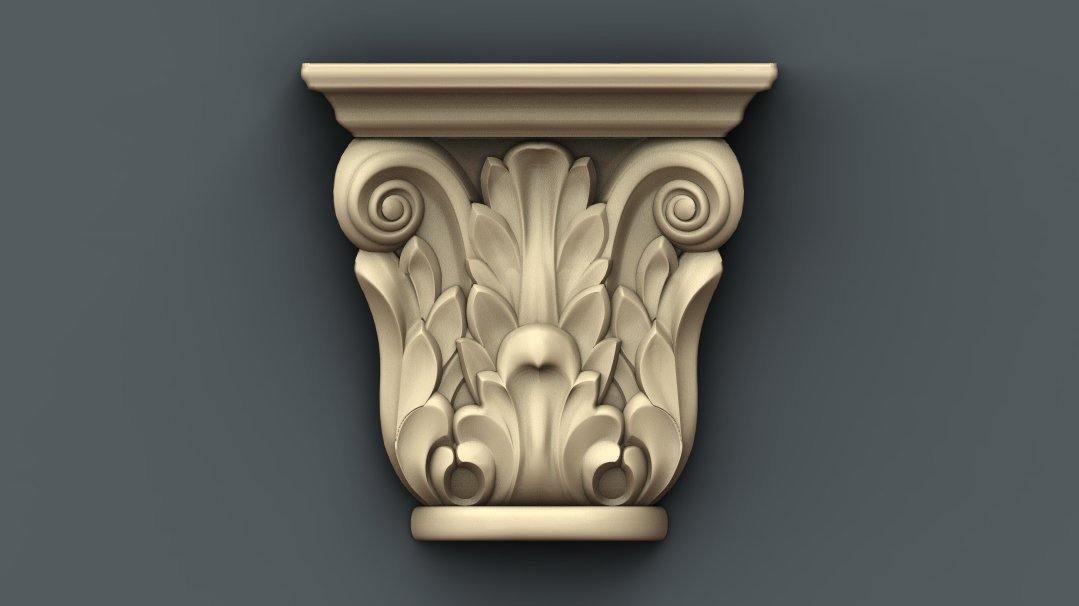 STL Format 3D Furniture , Doors Decoration Figure - 047 - Extrusion and CNC