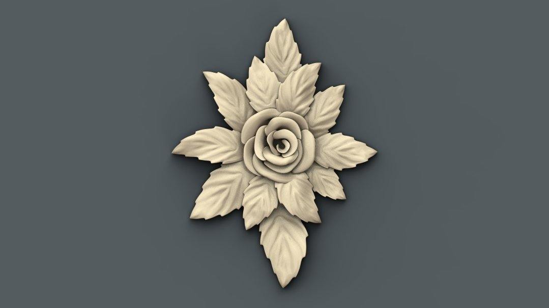 STL Format 3D Furniture , Doors Decoration Square - 022 - Extrusion and CNC