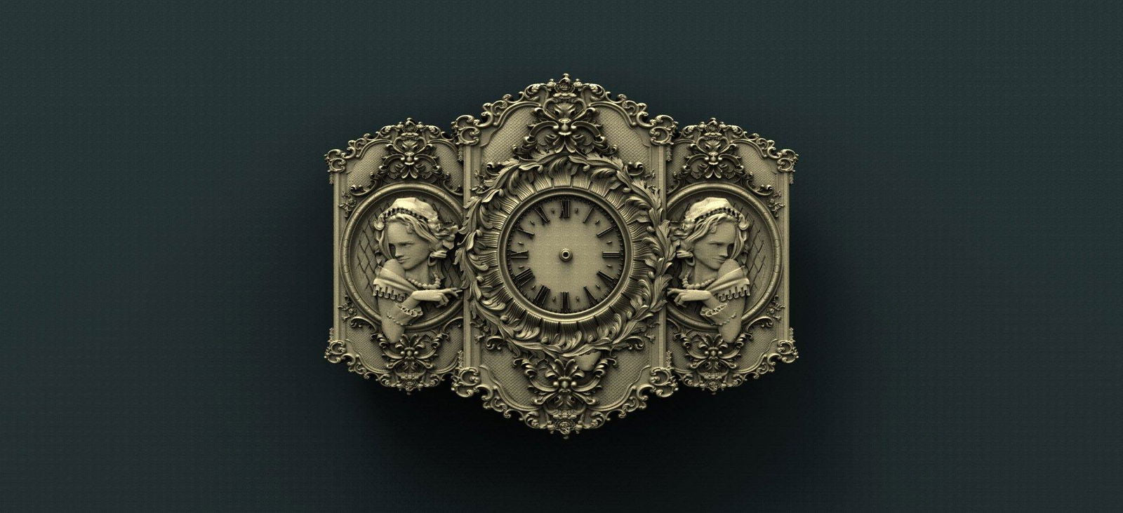 Wall Watch-077 - Extrusion and CNC