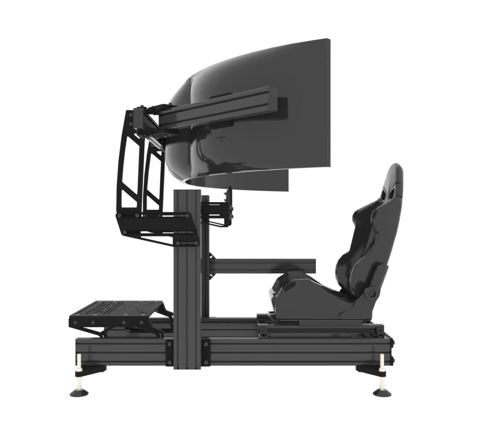 X1 - Infinity Pivot Integrated Monitor Mount - Extrusion and CNC