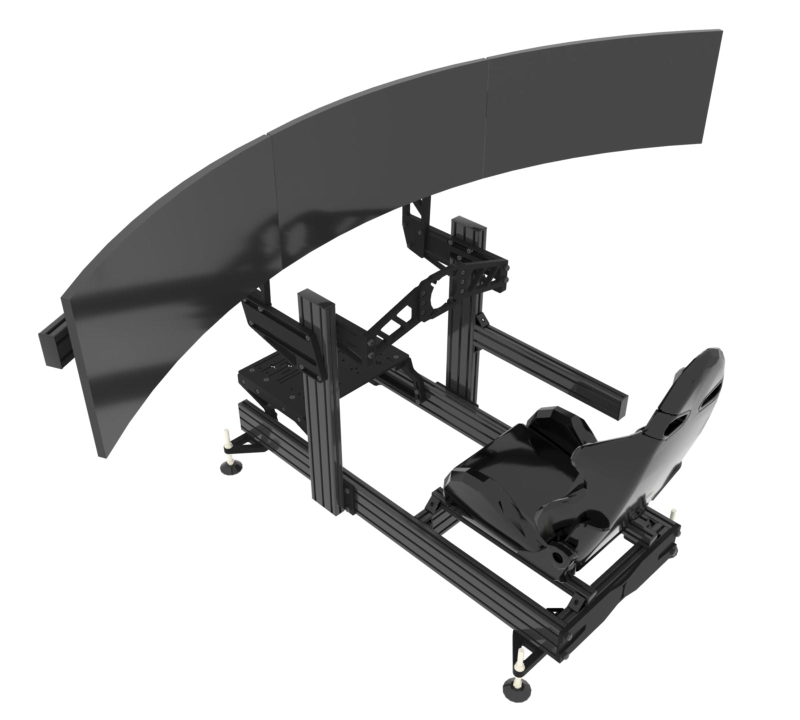 X1 - Infinity Pivot Integrated Monitor Mount - Extrusion and CNC