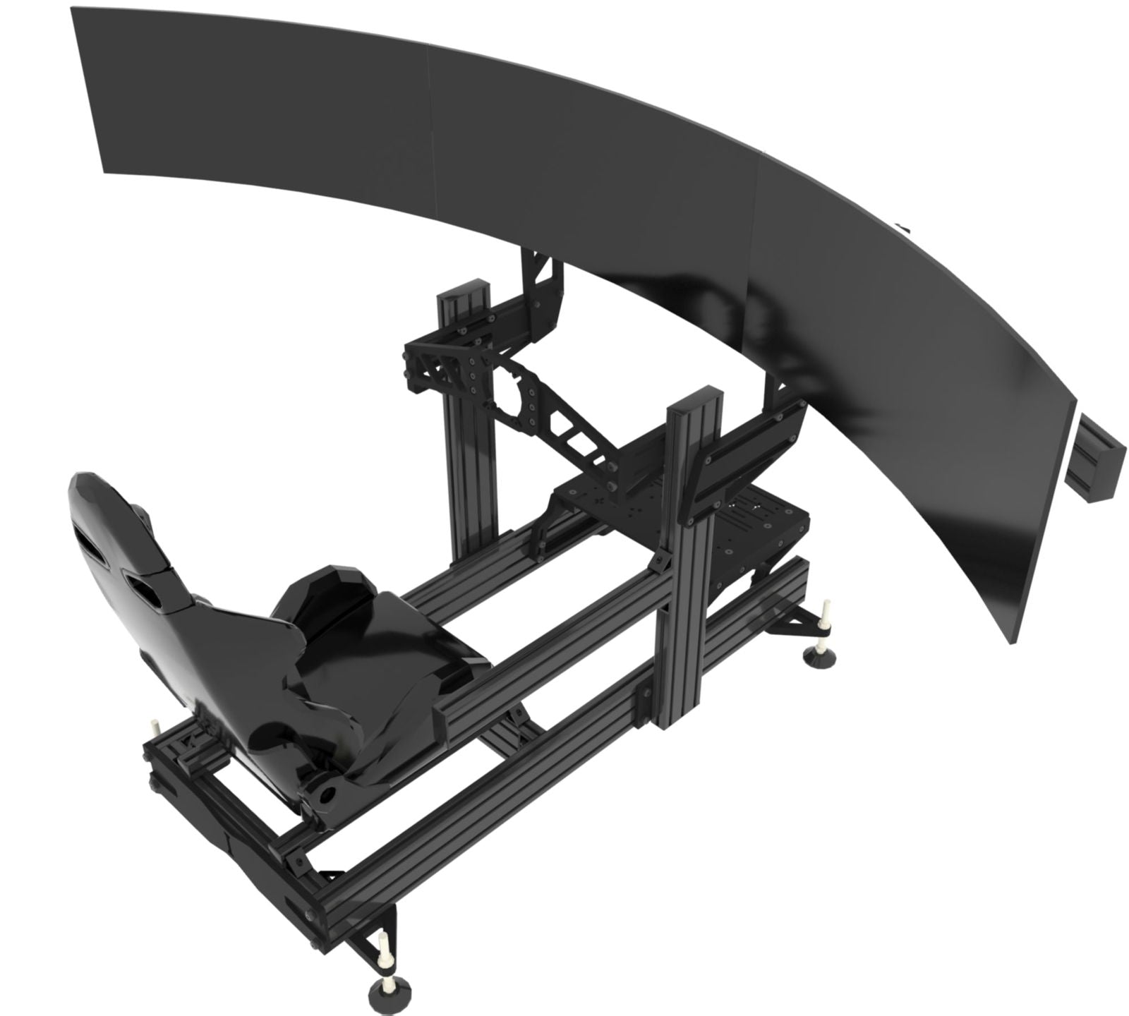 X1 - Infinity Pivot Integrated Monitor Mount - Extrusion and CNC