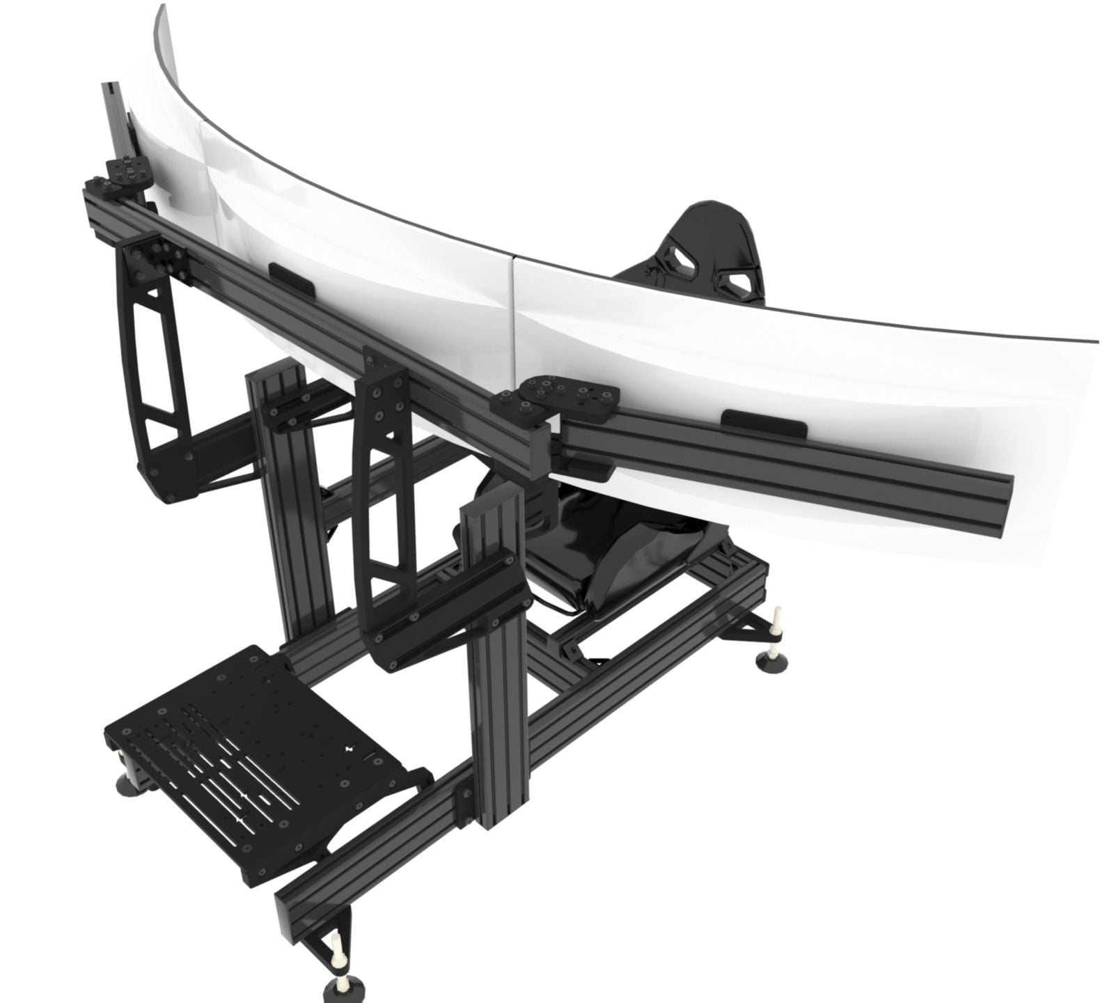 X1 - Infinity Pivot Integrated Monitor Mount - Extrusion and CNC