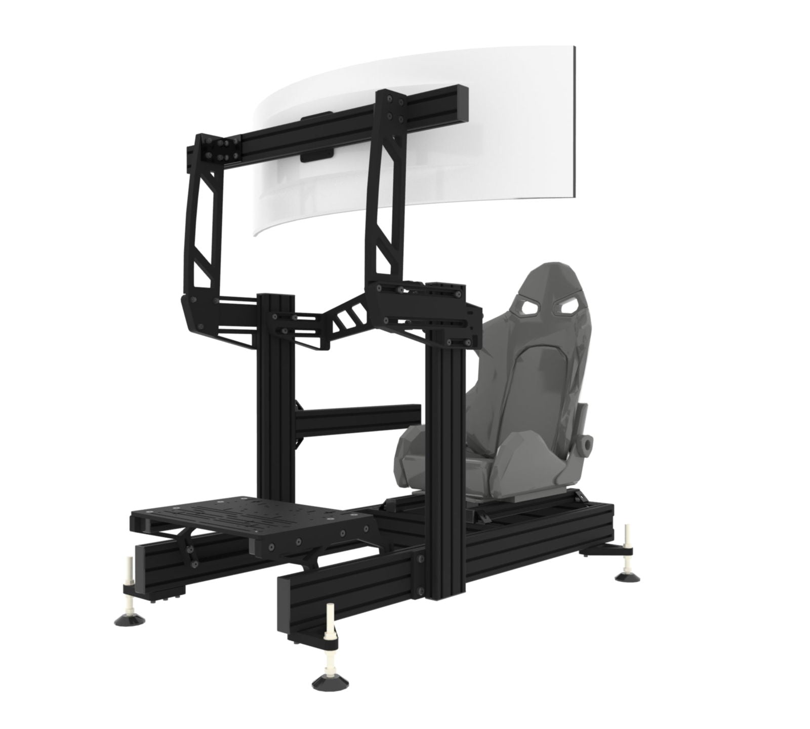 X1 - Infinity Pivot Integrated Monitor Mount - Extrusion and CNC