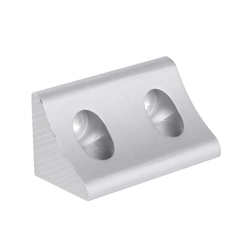 100100-4 hole L Corner Bracket 50 Series - Extrusion and CNC