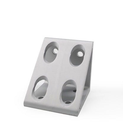 100100-8 hole Wide Gusset Inside Corner Bracket - Extrusion and CNC