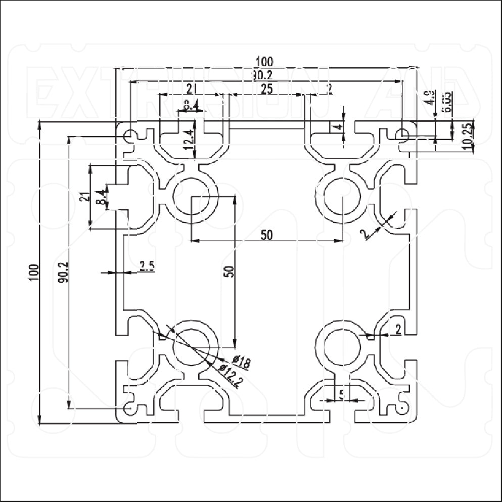 100100L - Extrusion and CNC