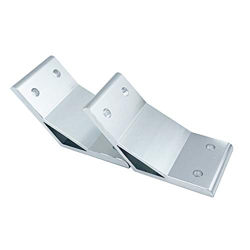 135 Degree Extrusion Brackets 4 bolts 6060 - Extrusion and CNC