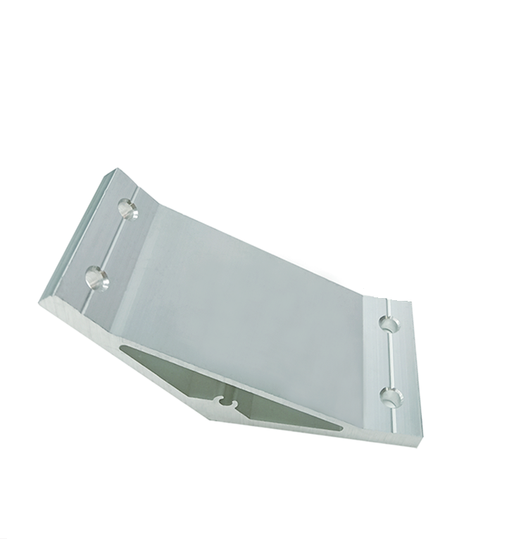 135 Degree corner 100100 Extrusion Bracket 4 hole 50 series - Extrusion and CNC