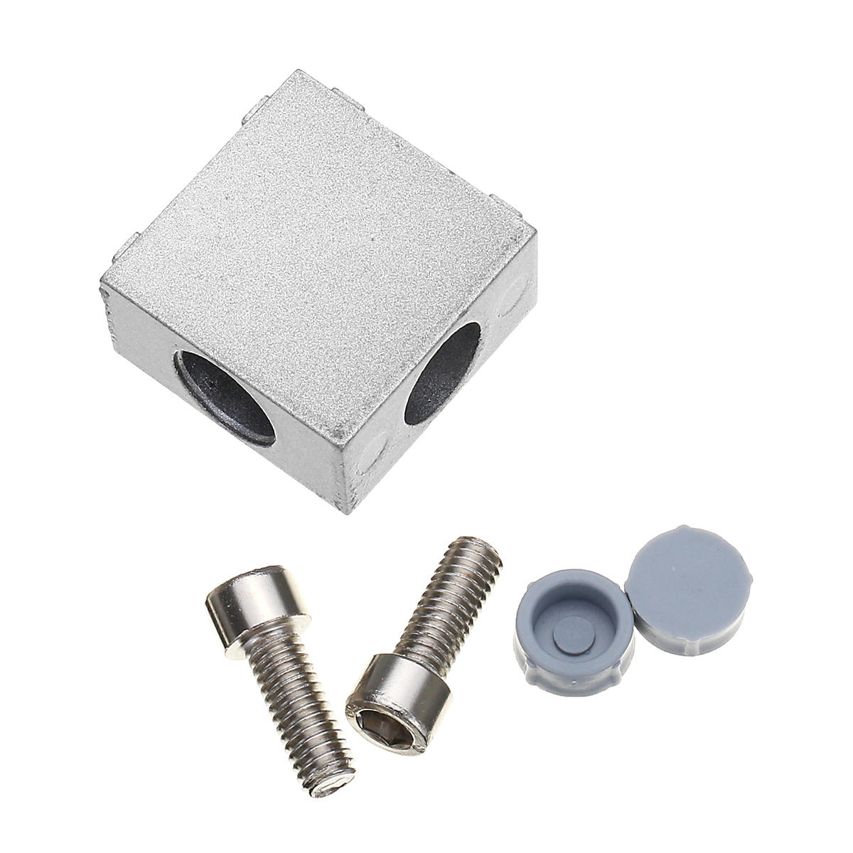 1530 Corner Connector with Screws and Covers type B - Extrusion and CNC