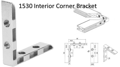 15 series L-Connector 1530 - Extrusion and CNC