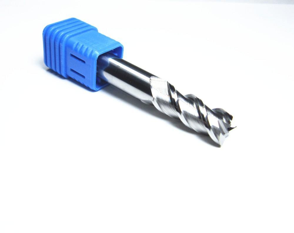 1PCS 10MM HRC45 3F for aluminium long shank L-75mm tungsten carbide end mills set bits - Extrusion and CNC