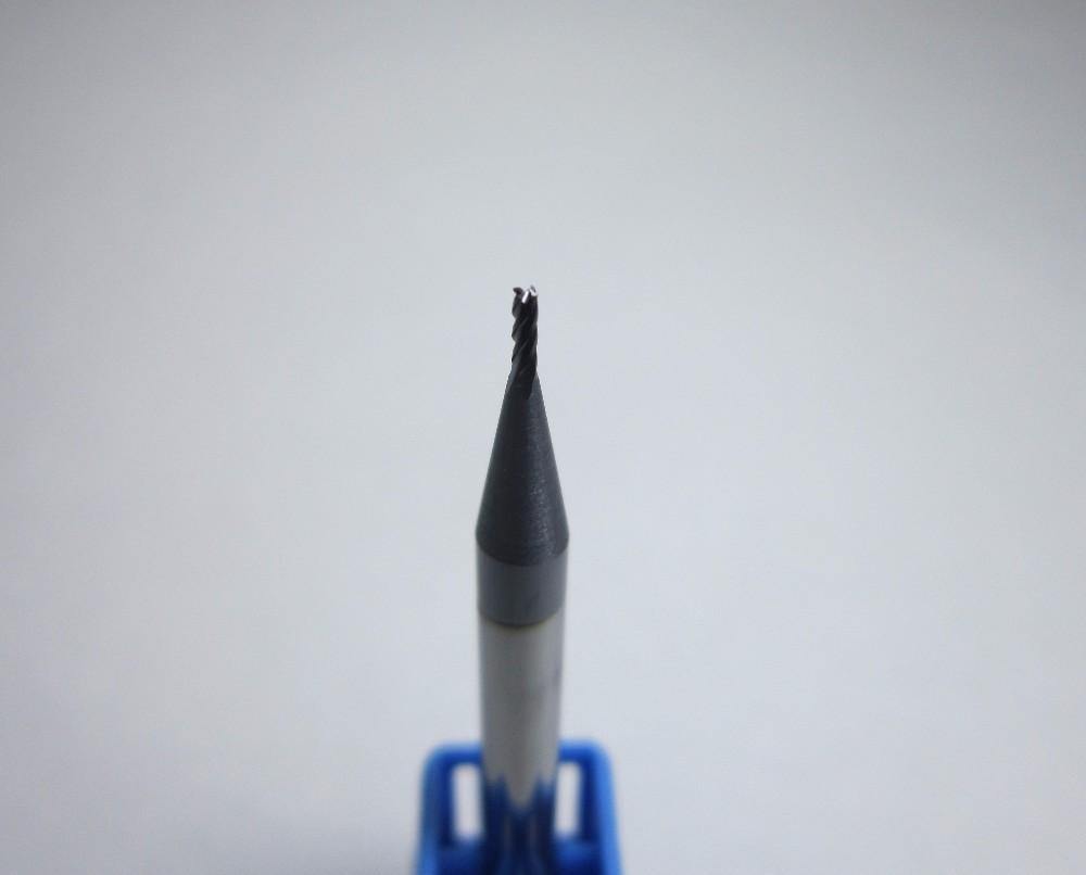 1PCS 1MM HRC45 4F for steel End Mill milling bit - Extrusion and CNC
