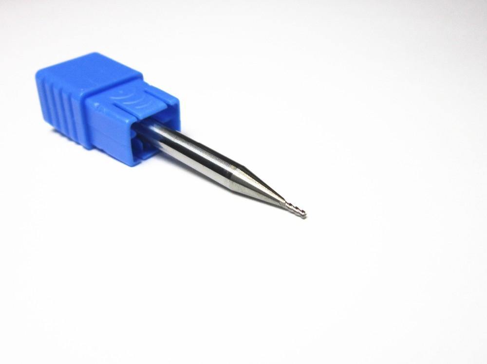1PCS 1MM HRC55 3F for aluminium End Mill milling cutter bit - Extrusion and CNC