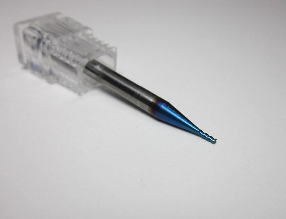 1PCS 1MM HRC68 4F Tungsten Carbide End Mills milling cutter bit - Extrusion and CNC