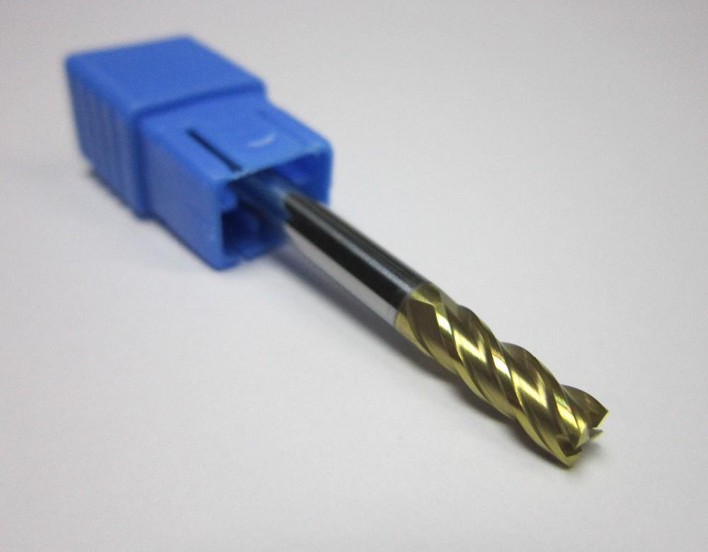 1PCS 4MM HRC58 4 flutes Tungsten Carbide End Mills milling cutter bit - Extrusion and CNC