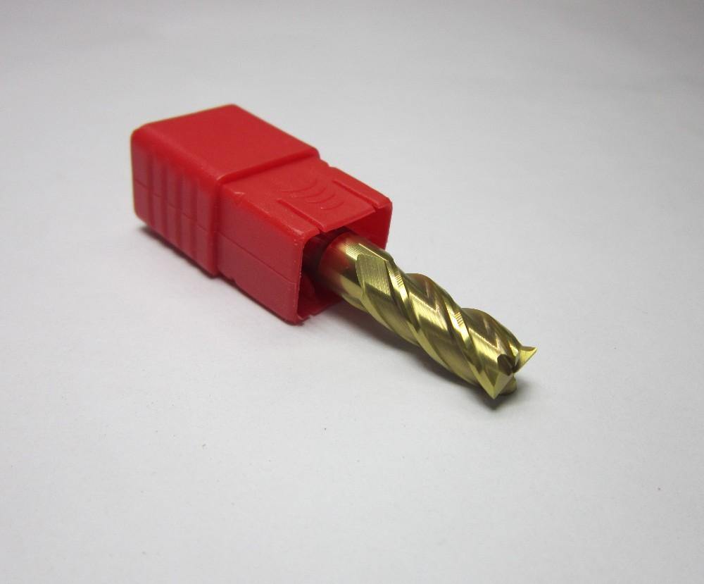 1PCS 4mm HRC62 4 flutes Tungsten Carbide End Mills milling cutter bits - Extrusion and CNC