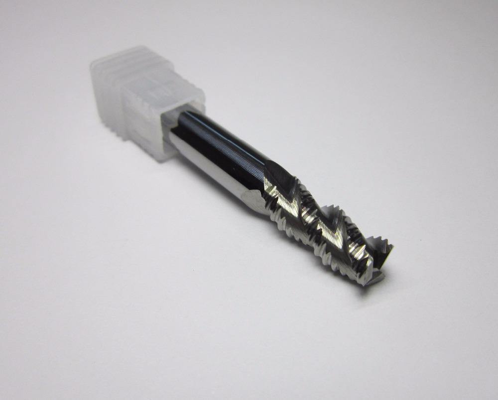 1PCS 6MM 3 Flutes HRC55 Roughing End Mills tungsten carbide end mills CNC milling cutter for rough aluminium - Extrusion and CNC