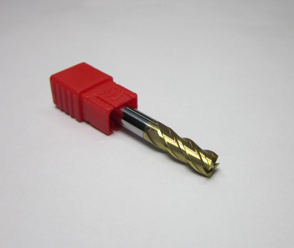 1PCS 6MM HRC62 4F Tungsten Carbide End Mills bit - Extrusion and CNC
