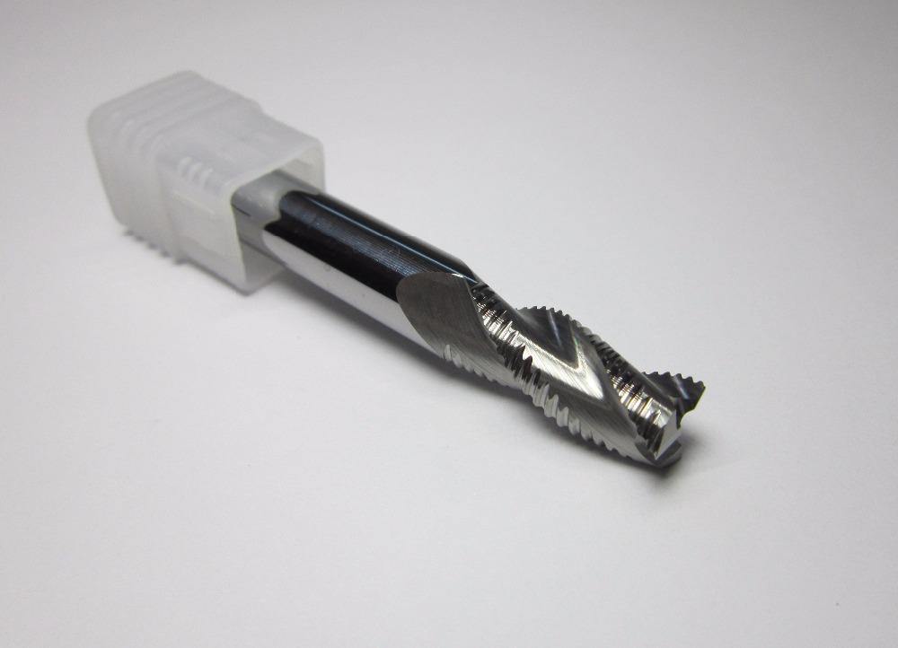1PCS 8MM 3 Flutes HRC55 Roughing End Mills tungsten carbide end mills CNC milling cutter for rough aluminium - Extrusion and CNC