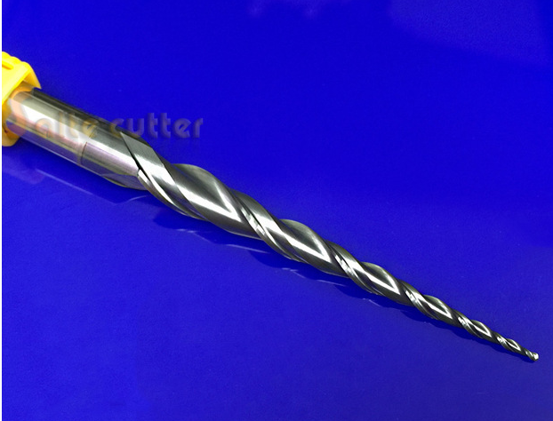 1PCS R0.5 2F D8 L100 HRC55 Tungsten Tapered Ball Nose End Mills and cone cutter bit - Extrusion and CNC