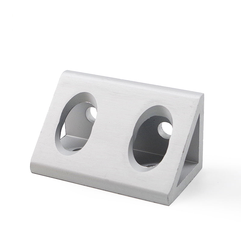 2040-4 hole Wide Gusset Inside Corner Bracket - Extrusion and CNC