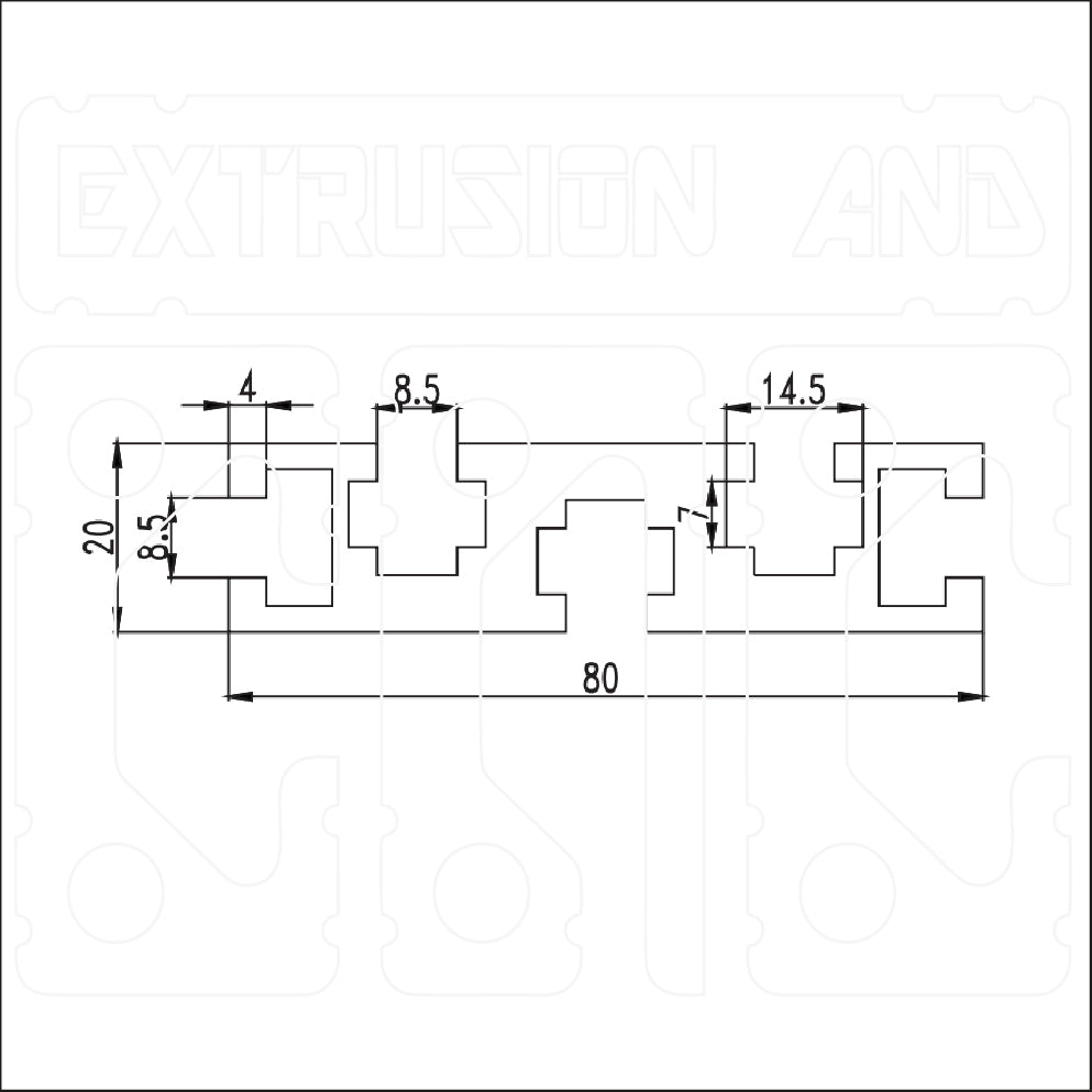 2080W - Extrusion and CNC